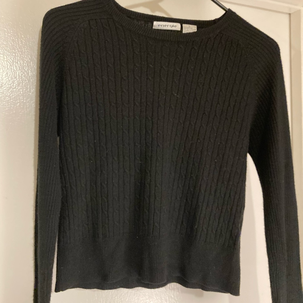 Black sweater top